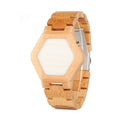 Classic Wooden Quartz Analog Watch