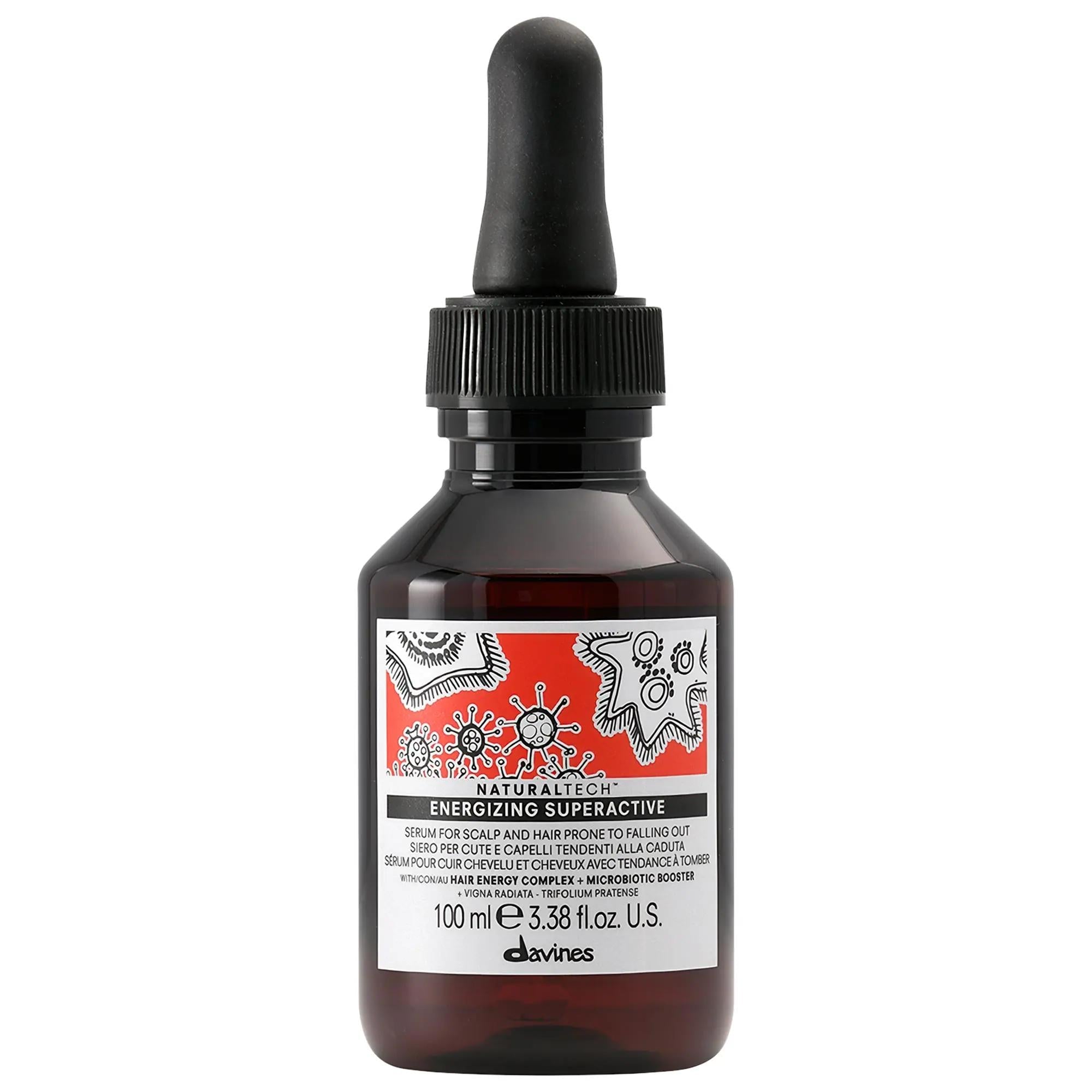 Energizing Anytime Scalp Serum: Thicker Hair & Hair Loss Prevention Ð Vegan Hair Growth Serum with Hair Energy Complex, Mung Bean & Crimson Clover