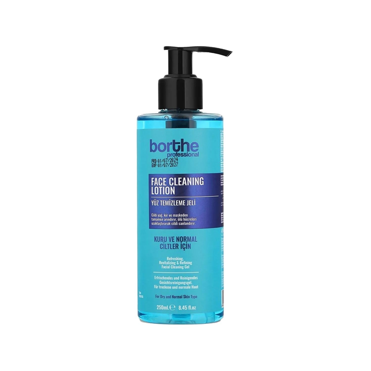 Borthe Professional Facial Cleansing Gel 250ml - Effective Skincare Solution for All Skin Types