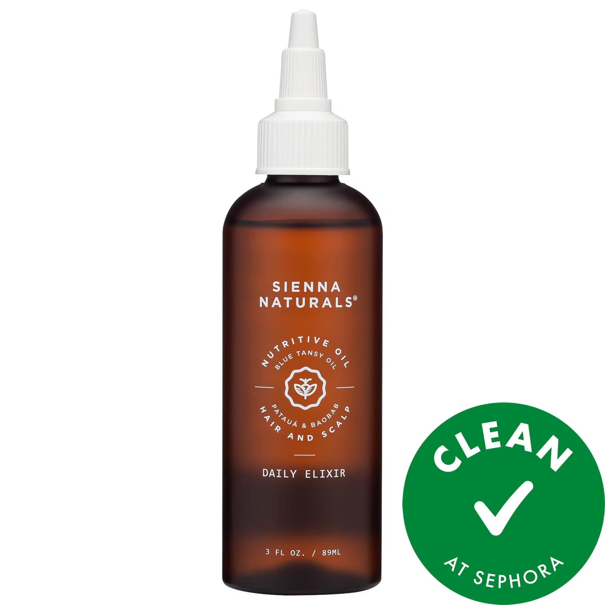 Sienna Naturals Daily Elixir Scalp Treatment Oil: Soothe Itchy, Dry Scalp & Promote Hair Growth with Plant-Based Vegan Formula