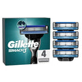 Gillette Mach3 Razor Blade Refills for Men - 4 Count, Longer Lasting Sharpness, Compatible with Mach3 Razors