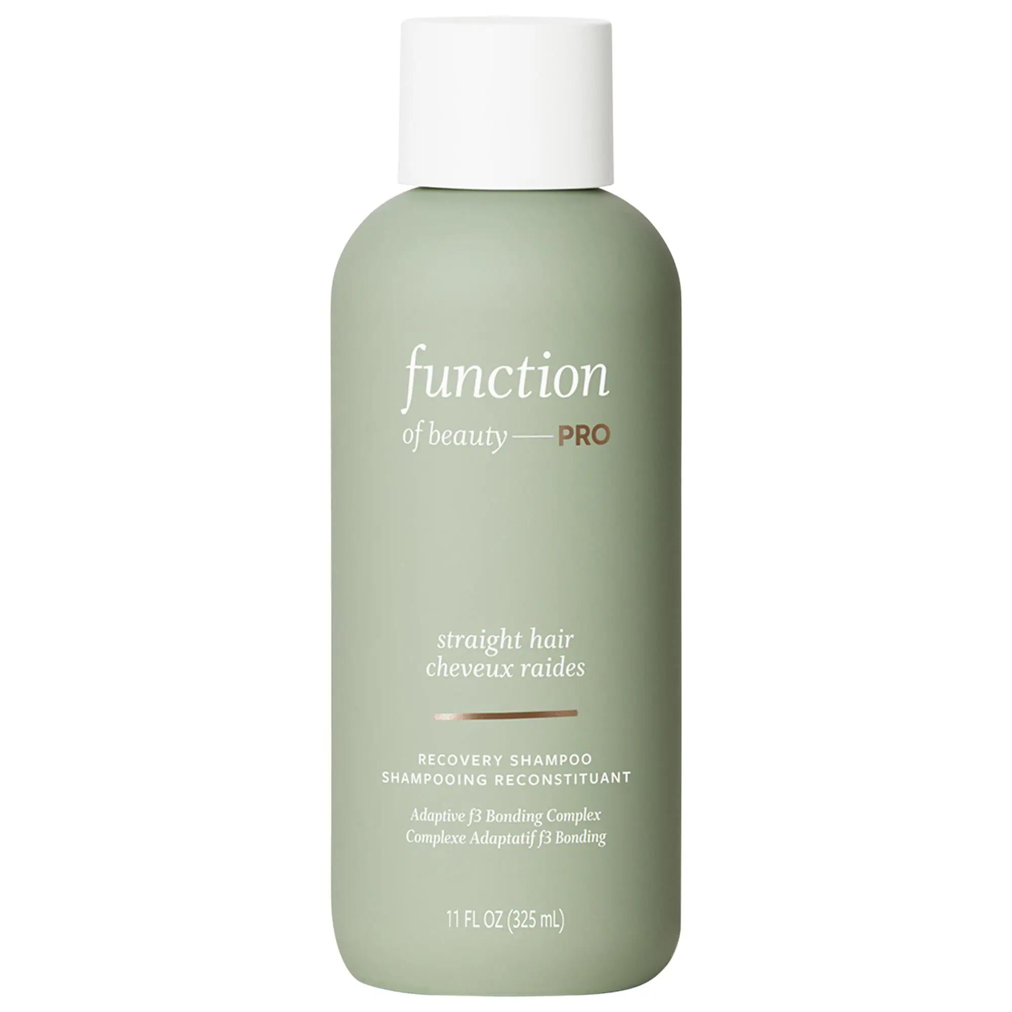 Function of Beauty Customizable Haircare for Damaged Straight Hair - Personalized Shampoo & Conditioner with Adaptive f3 Bonding Complex