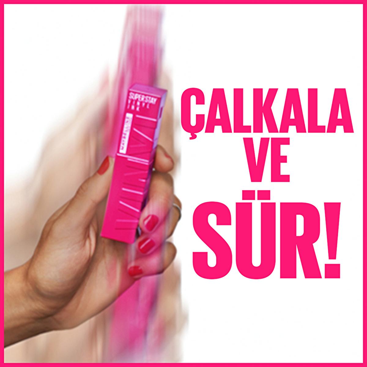 Maybelline New York Super Stay Vinyl Ink Liquid Lipstick - Long-Lasting, Smudge-Proof, High Gloss Finish - 145 Rogue