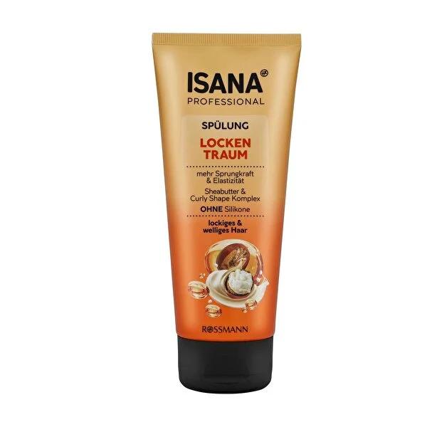 Isana Professional: Shea Butter Curly & Wavy Hair Conditioner - Silicone & Microplastic-Free, Vegan - Define Curls, Control Frizz (6.76 fl oz)