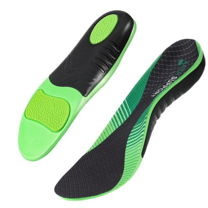 Arch-support Insoles With A U-shaped Heel Cup To Prevent Overpronation And Supination