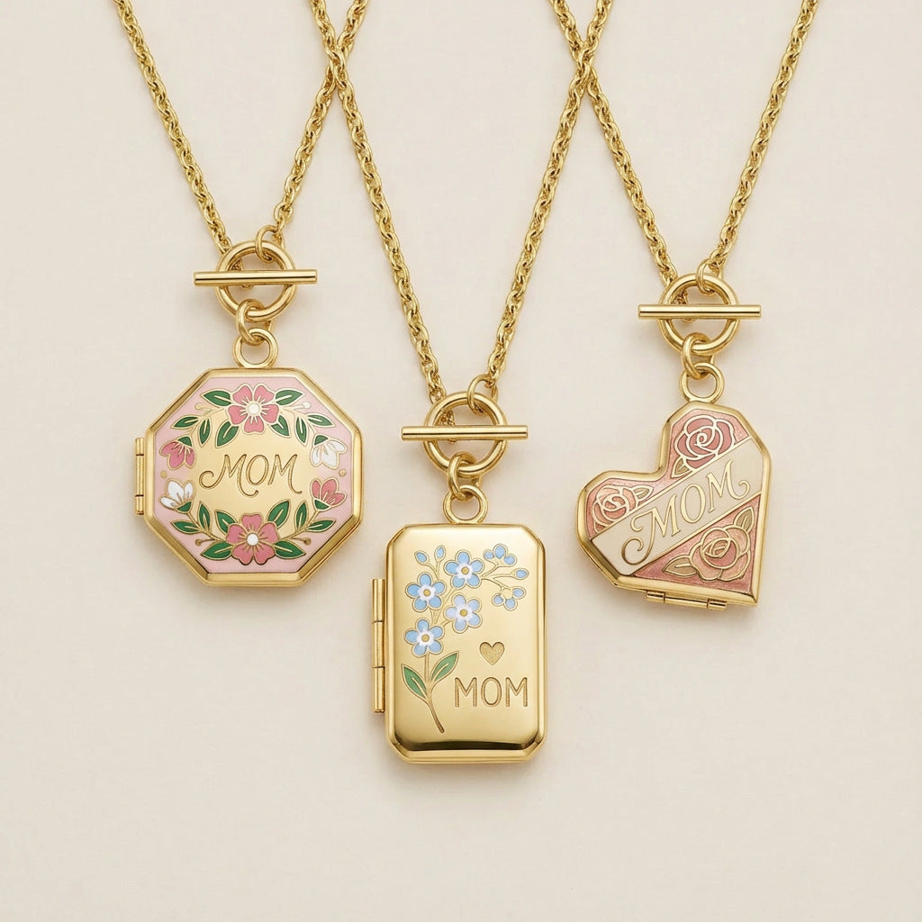 Heart-shaped Pendant Openable Necklace
