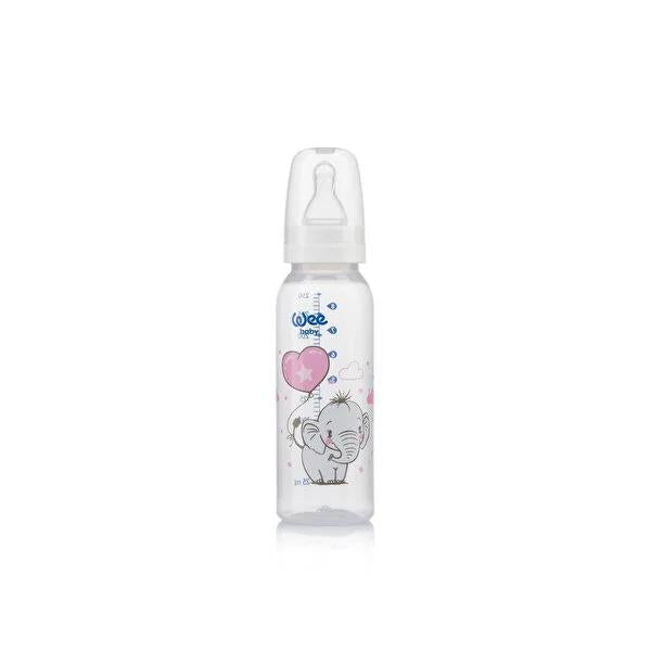 Wee Baby Biberon Klasik PP 852 Baby Bottle - 250ml, Natural Breastfeeding Experience for Newborns