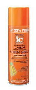 Fantasia IC Hair Polisher Carrot Oil Sheen Spray 14oz