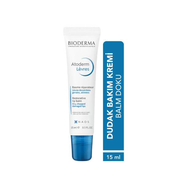 Bioderma Atoderm Lip Balm - Moisturizing Lip Care with Shea Butter & Avocado Oil for Dry, Chapped Lips