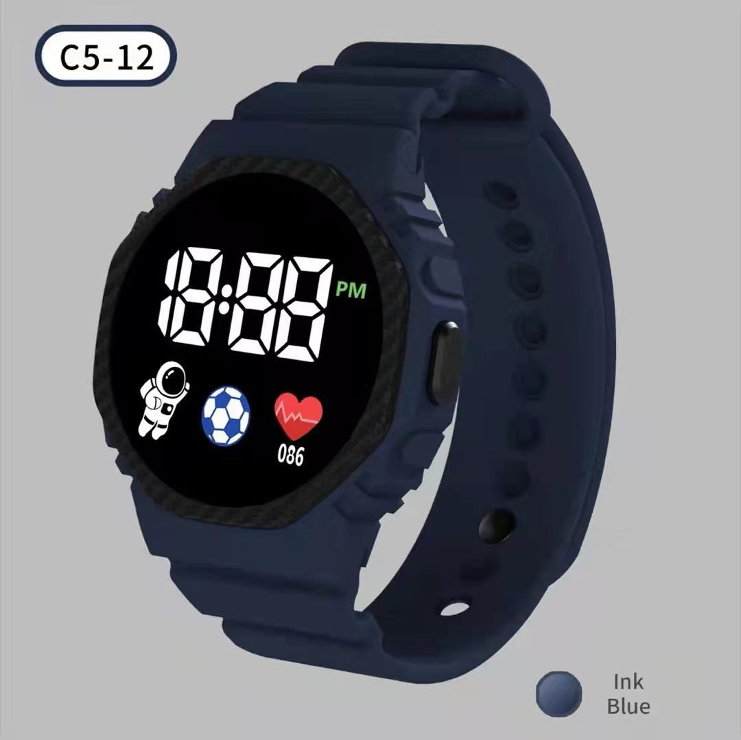 Square Electronic Watch Student Watch