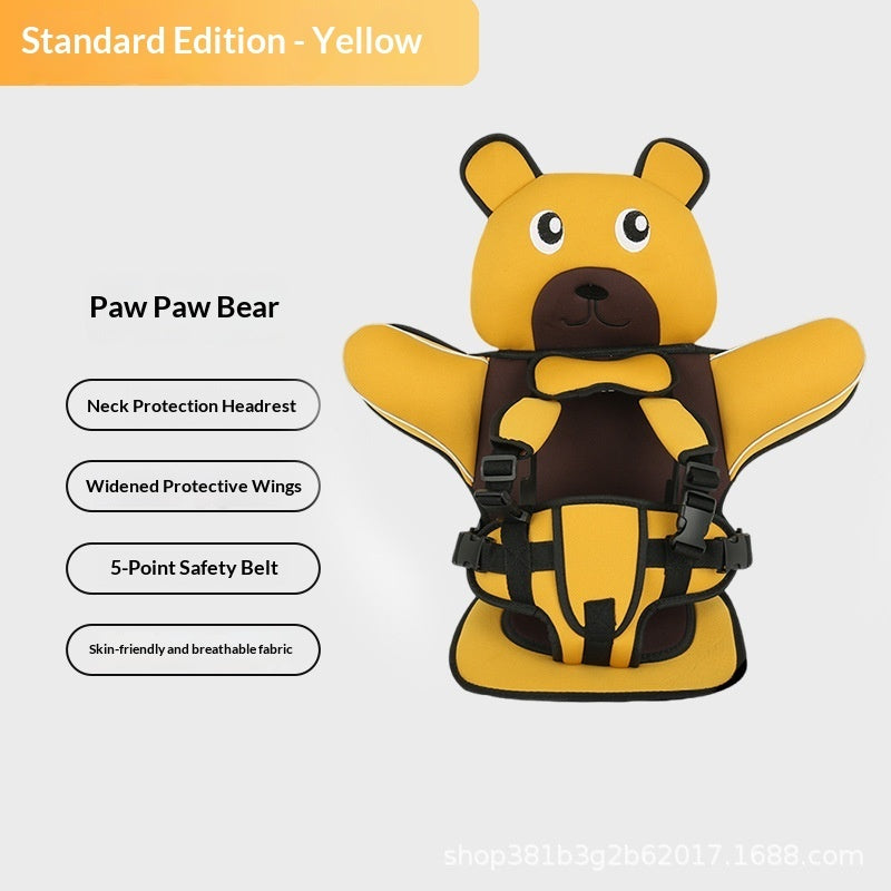 Infant Safe Seat Mat Portable Baby Safety Seat Children's Chairs Updated Version Thickening Sponge Kids Car Stroller Seats Pad