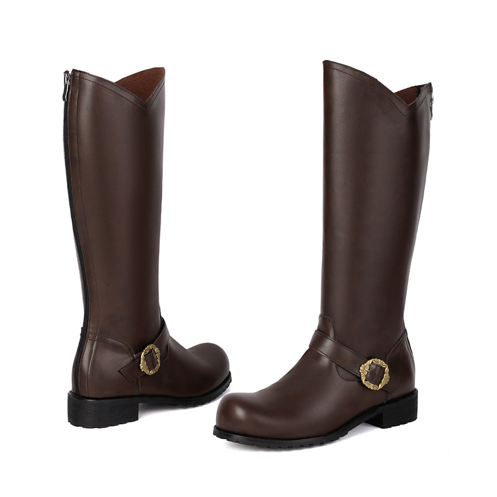 Retro Stage-performance Mens Leather Boots