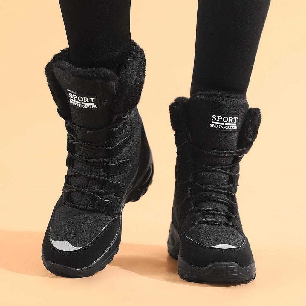 New Womens Winter Fleece-lined Warm Snow Boots
