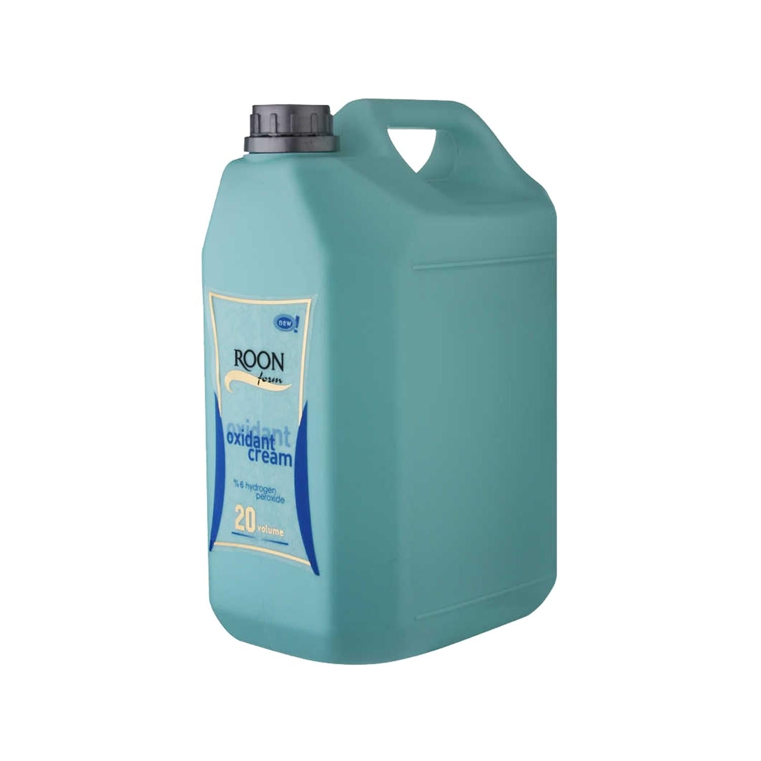 Roon Oksidan 20 Volume 5000 ml Bulk Hair Bleach for Professional Hair Coloring - 20 Volume Oxidant, 169.07 fl oz