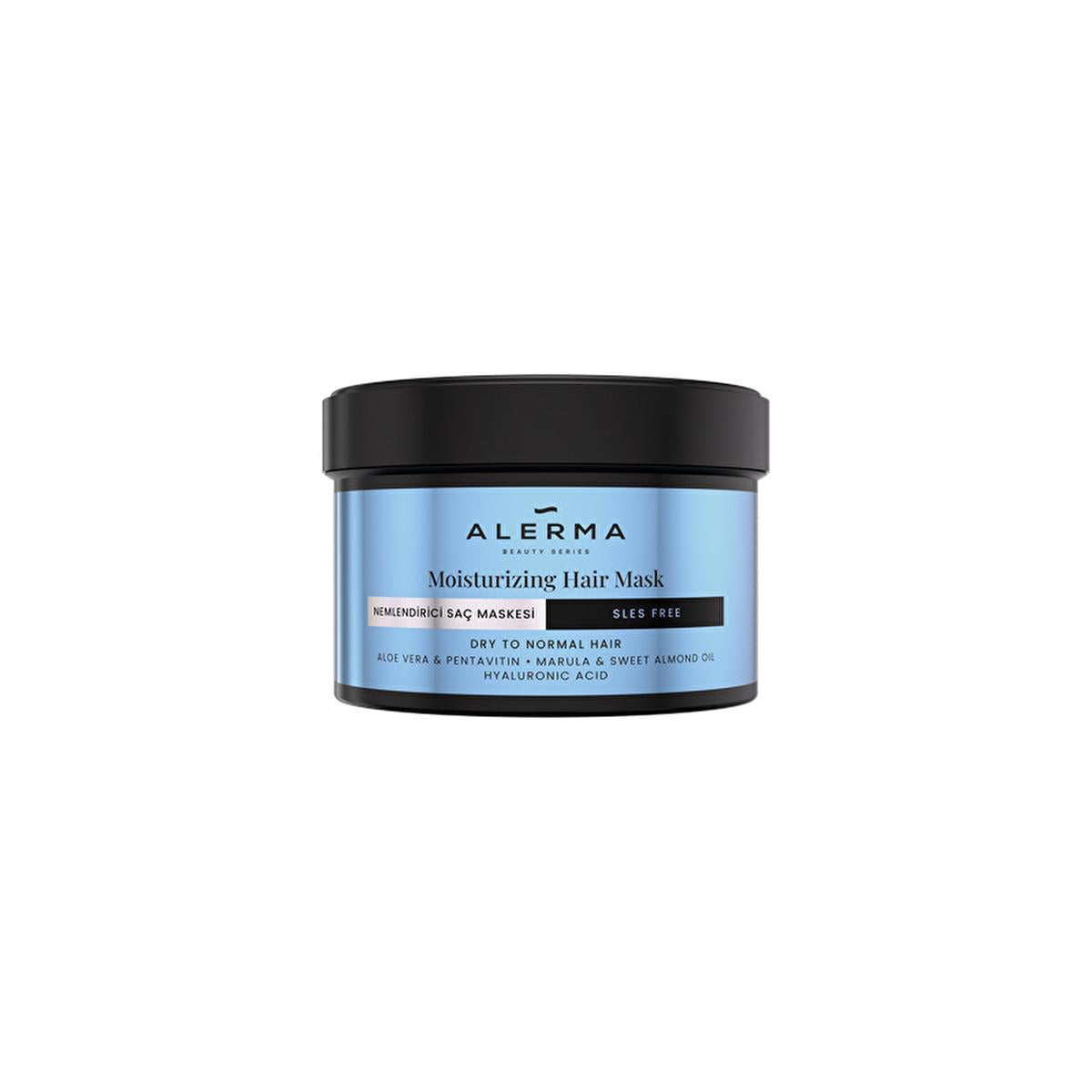 Alerma Moisturizing Sulfate-Free Hair Mask - Hydrating, Vegan, Cruelty-Free for Dry and Damaged Hair