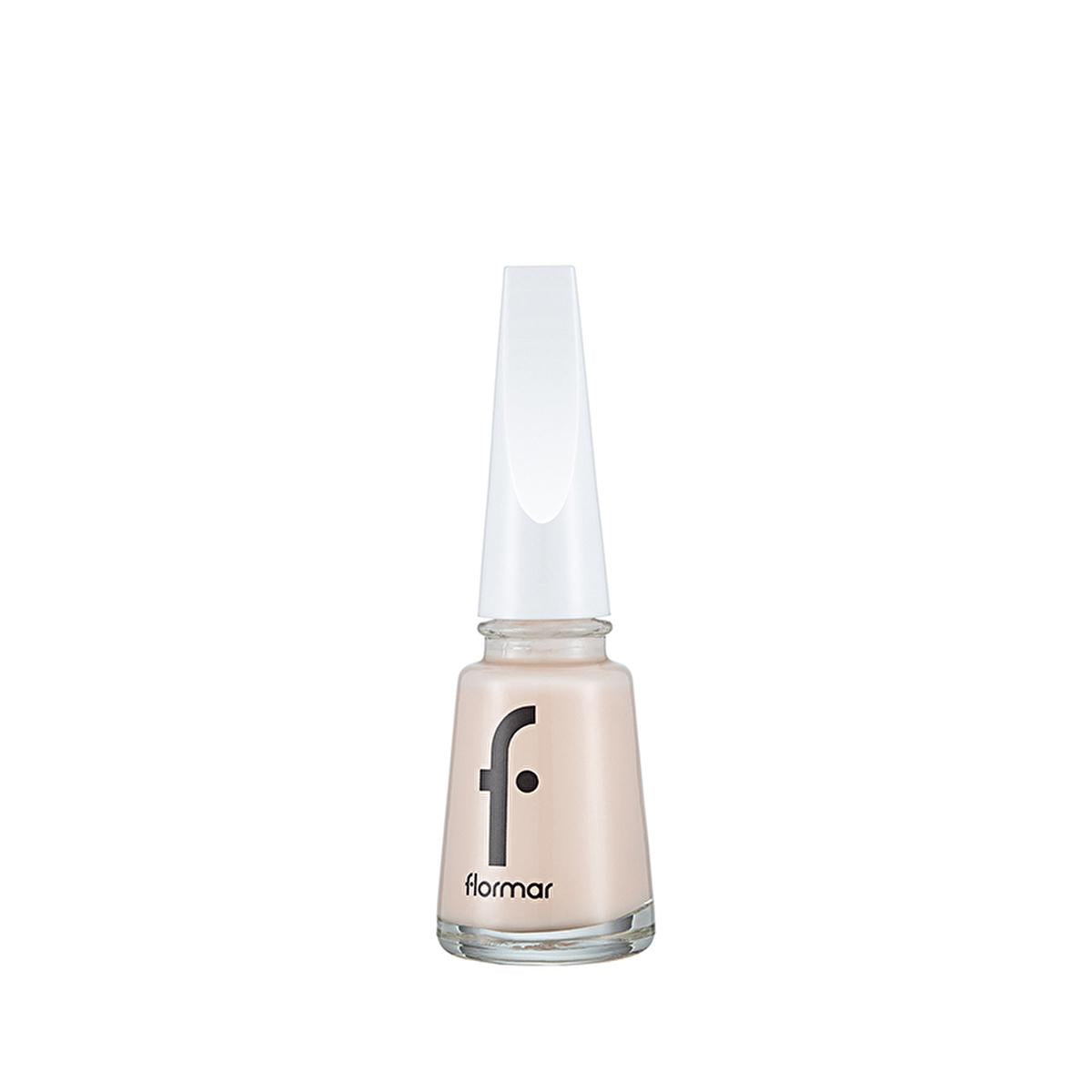 Flormar Beige Latte Nail Polish - High Pigment, Long Lasting, Chip Resistant - Salon Quality Manicure at Home