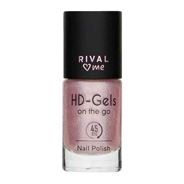 Rival Loves Me HD Gels Shiny Star Nail Gel Polish - Quick, Shiny, Long-Lasting Nail Finish - 9ml