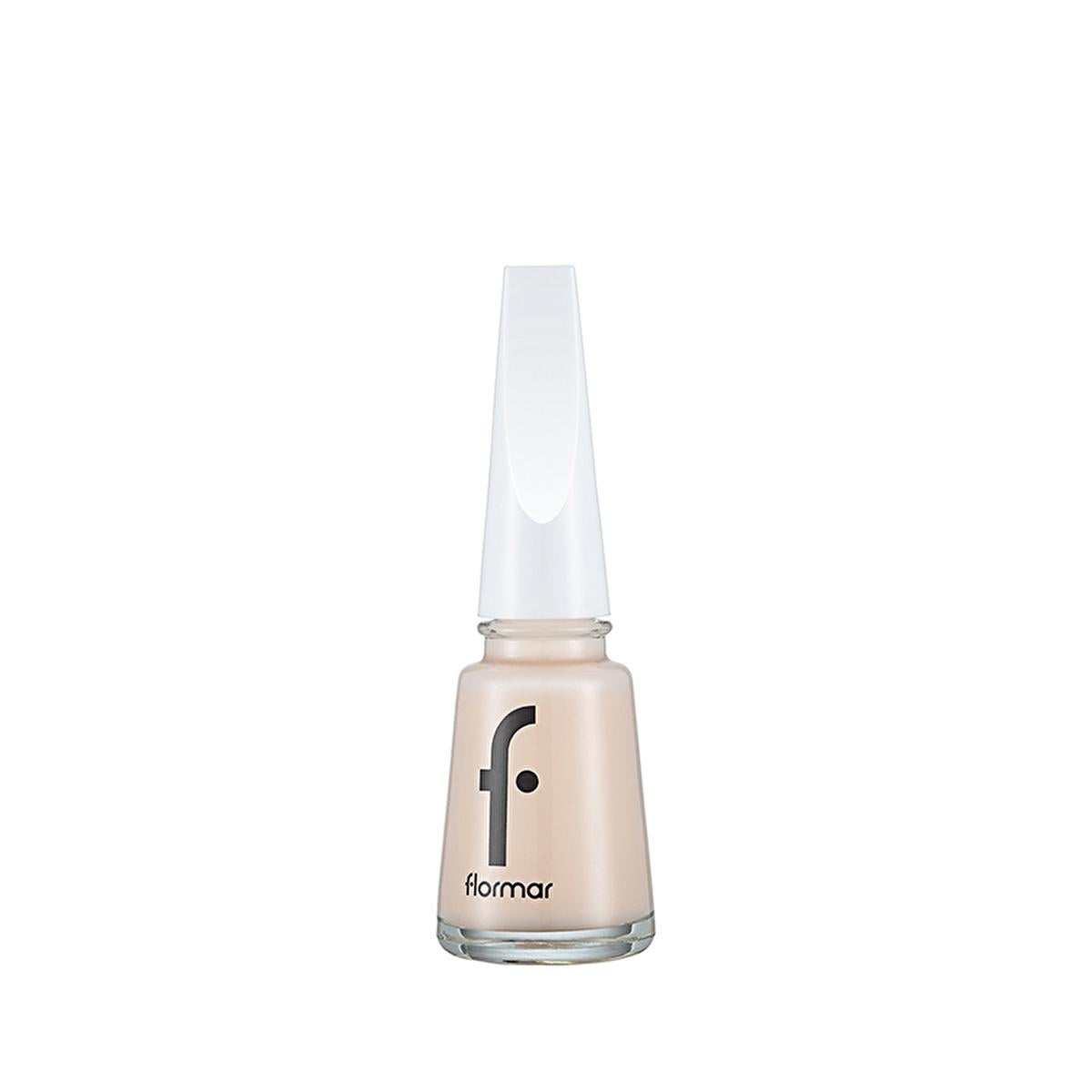 Flormar Nail Enamel: Intense Pigment, Long Lasting & Chip Resistant White Dream - Magnesium & Calcium Enriched Nail Polish for Strong, Beautiful Nails