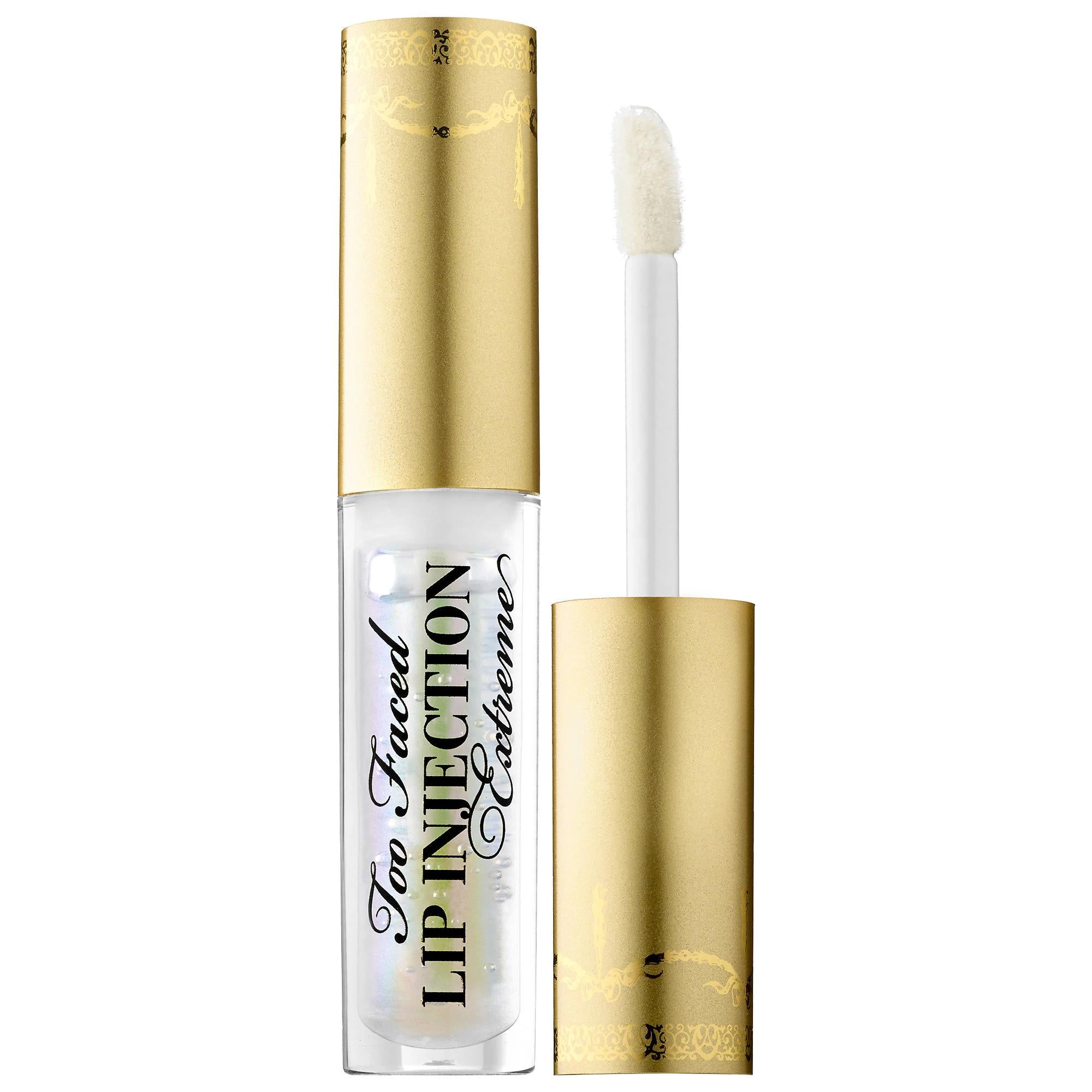 Mini Lip Injection Extreme Hydrating Lip Plumper - Clinically Tested Lip Plumping Gloss for Fuller Lips