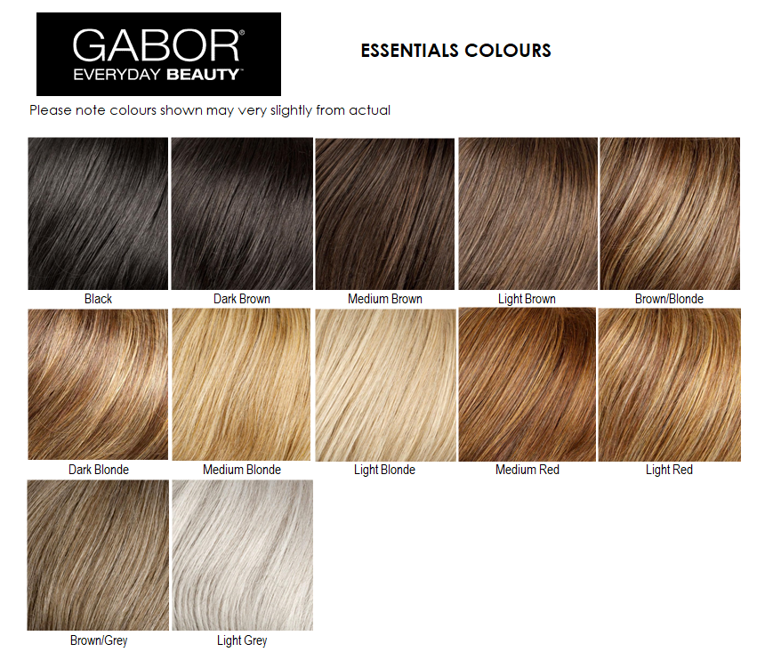 Gabor Essentials Hope Wig Synthetic Medium Brown Size Average