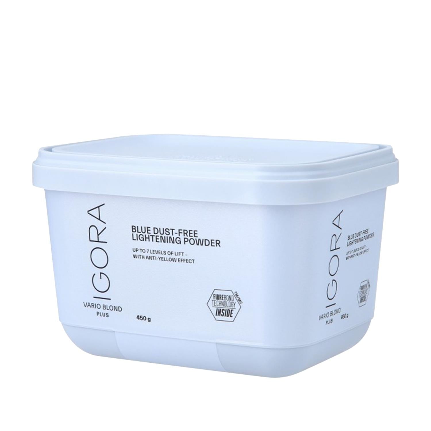 Schwarzkopf Igora Vario Blond Super Plus Blue Hair Bleaching Powder 450g - Professional Hair Lightening Solution