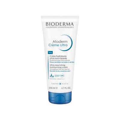 Bioderma Atoderm Cream 200ml - Hypoallergenic Moisturizer for Dry & Sensitive Skin