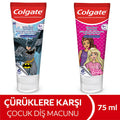 Colgate Kids Barbie & Batman Fluoride Toothpaste - Cavity Protection for Children 6+, Gentle Oral Hygiene