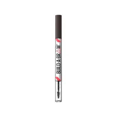 Maybelline Build-A-Brow 2-in-1 Eyebrow Pen & Setting Gel - Ash Brown: Shape, Define & Set Brows for a Lasting, Natural Look