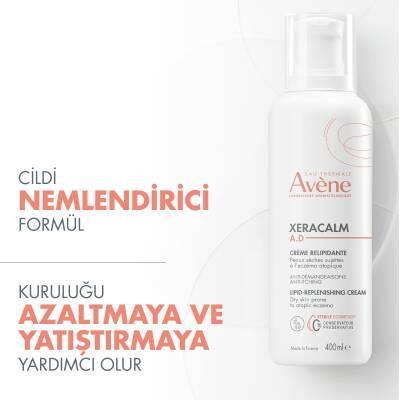 Avene Xeracalm A.D Cream 400ml - Soothing Moisturizer for Dry, Itchy Skin - Fragrance-Free Skincare