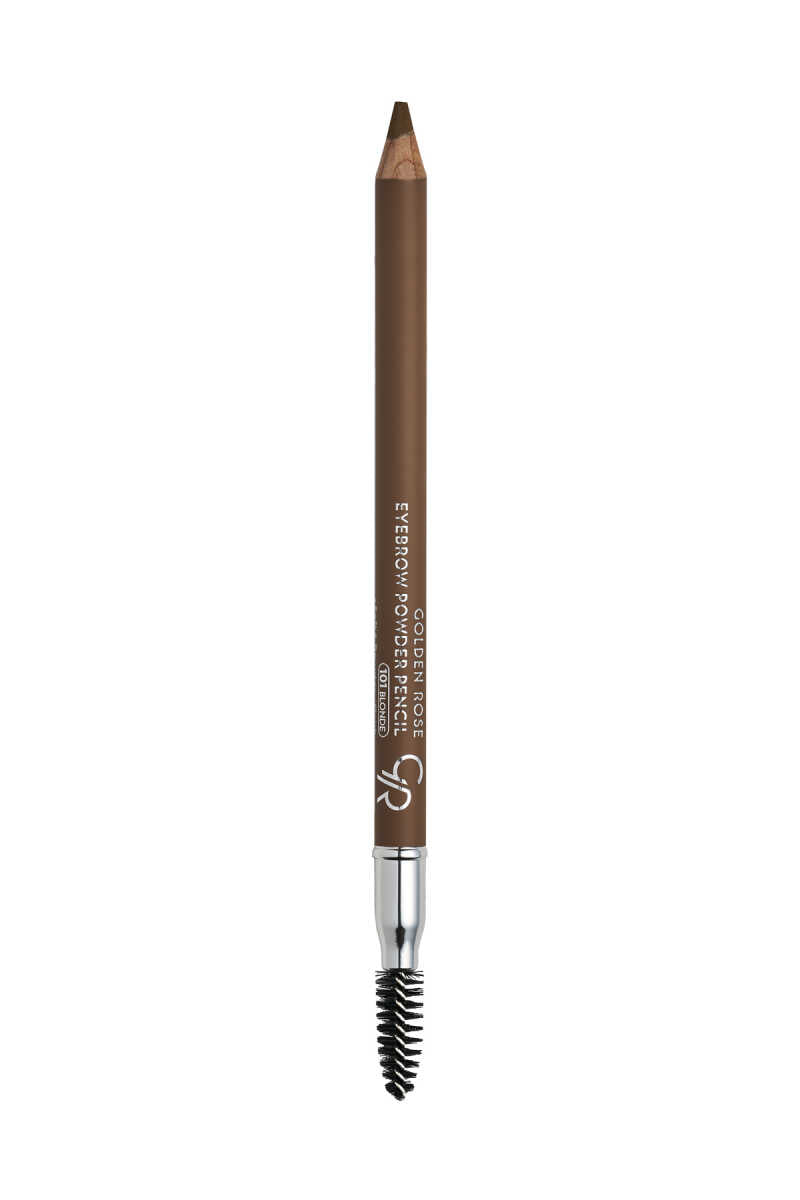 Golden Rose Eyebrow Powder Pencil 101 Blonde with Brush, Matte Finish