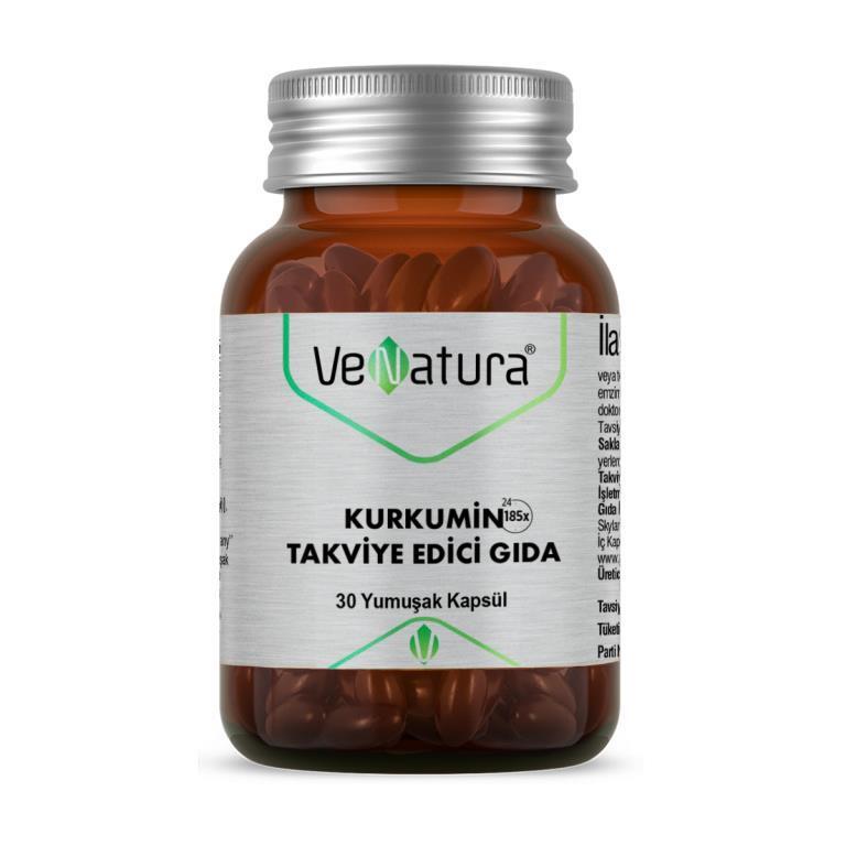 VeNatura Curcumin Supplement - 30 Soft Capsules, Anti-Inflammatory Support & Natural Wellness