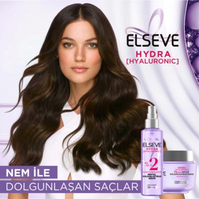 Loreal Elseve Hydra Hyaluronic Acid Hair Mask: 72-Hour Hydration & Plumping for Dry Hair, Volumizing, Lightweight 300ml