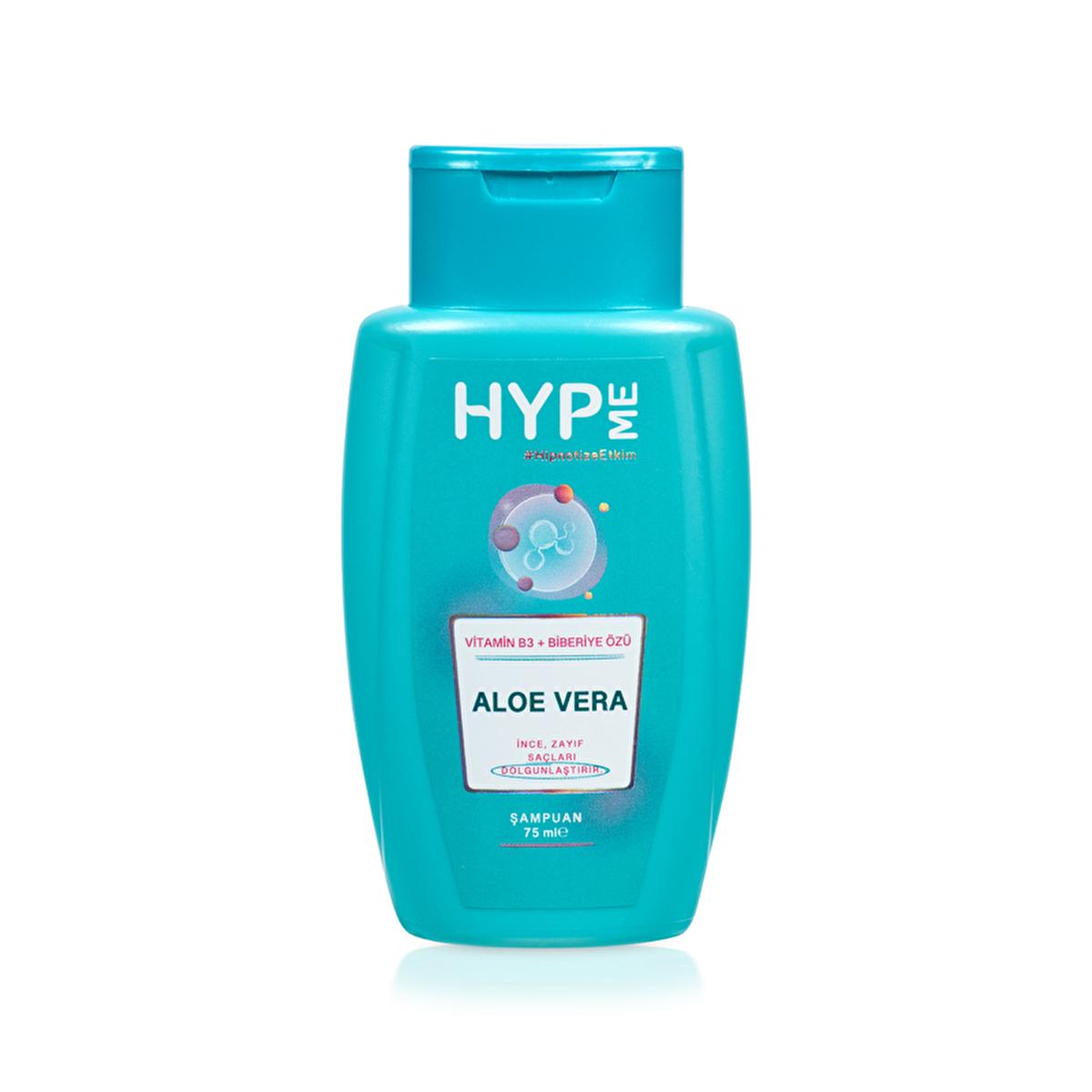 Hyp Me: Travel Size Balancing Shampoo - Volumizing, Oily & Thin Hair Solution with Aloe Vera, Rosemary (2.54 fl oz)