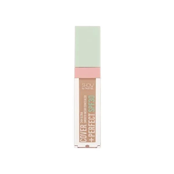 Show By Pastel Cover+Perfect SPF30 Caramel Concealer: High Coverage, Moisturizing, & Long Lasting - Blemish Concealer
