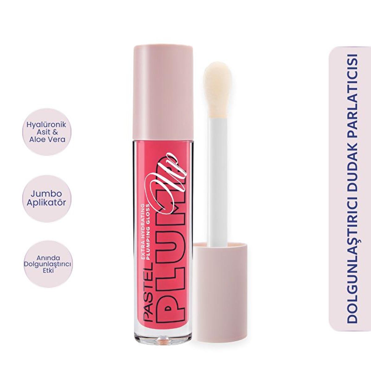Pastel Profashion Plump Up Extra Hydrating Plumping Gloss 204 - Vegan Hydrating Lip Gloss for Dry Lips