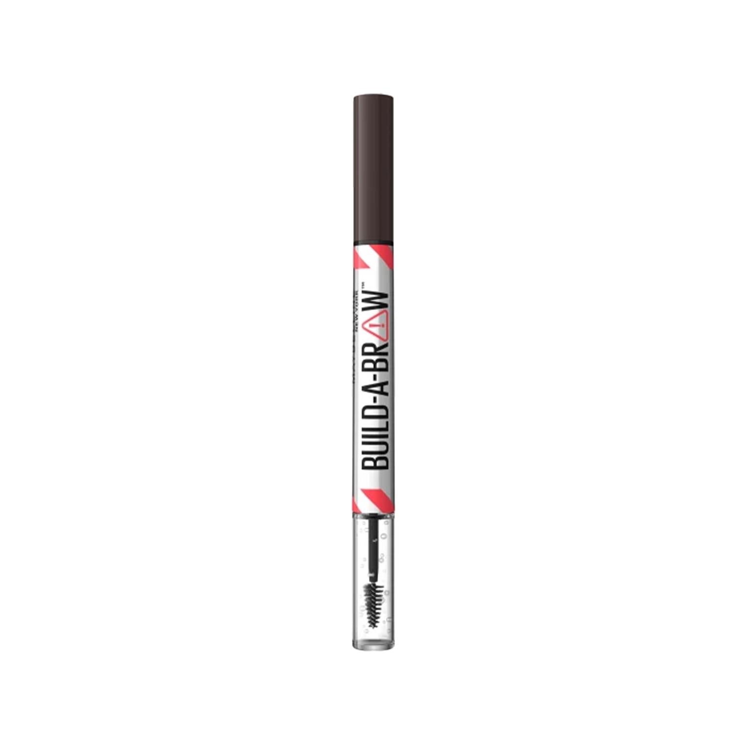 Maybelline New York Build a Brow 2-in-1 Eyebrow Pencil and Gel - Ash Brown, Perfect for Shaping and Filling Eyebrows