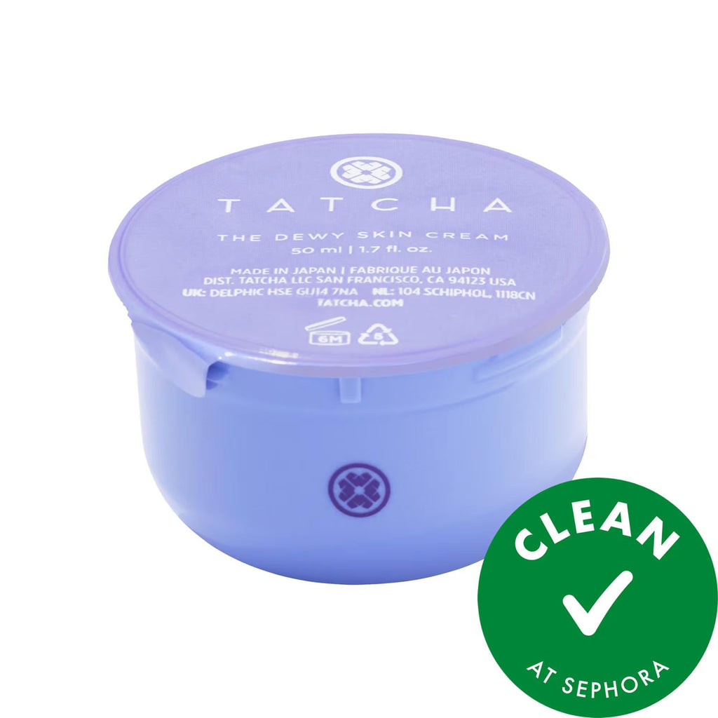 The Dewy Skin Cream - Refillable Hyaluronic Acid Moisturizer for Dry Skin, Cruelty-Free & Gluten-Free