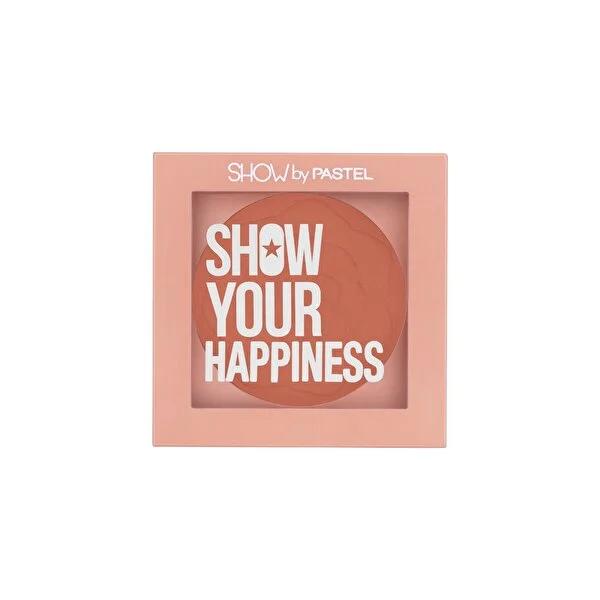 Show By Pastel Show Your Happiness Blush - Vegan, Cruelty-Free, Long-Lasting Color, Youthful Glow - Shimmer & Matte Options.