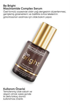Dermoskin Be Bright Niacinamide Complex Serum for Oily & Combination Skin - Hydrating, Pore Minimizing, 30ml