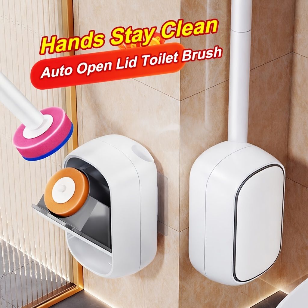Automatic Toilet Brush Set with 28 Refill Heads