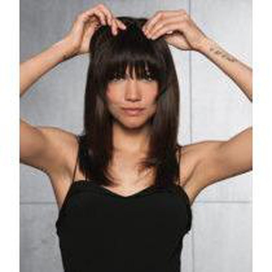 Human Hair Clip-In Bang - by Hairdo