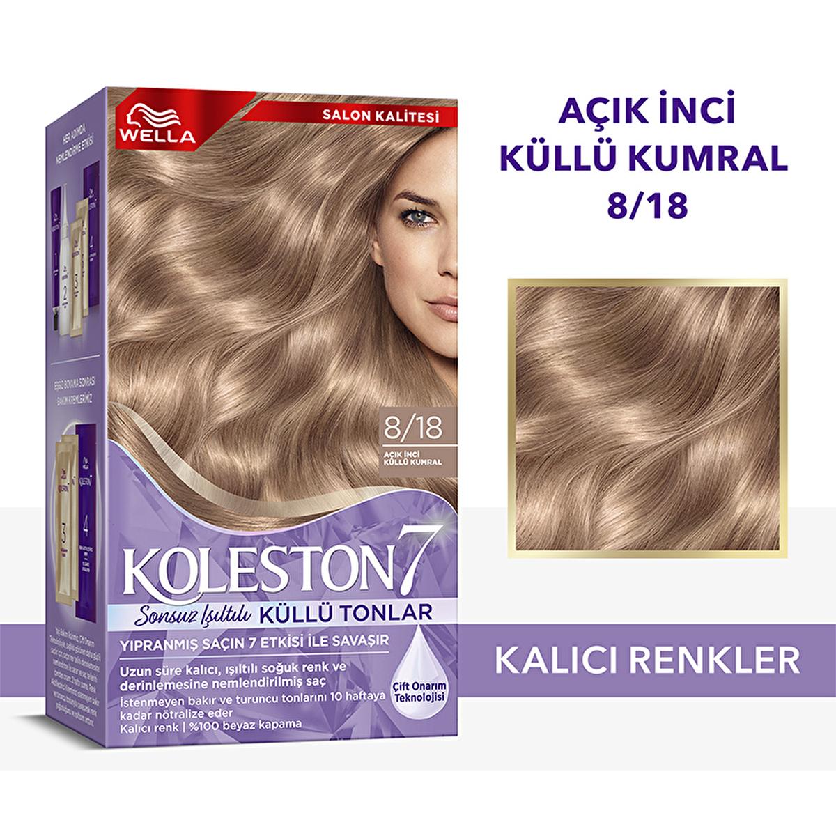 Wella Koleston Hair Dye Kit - Long-Lasting Cool-Toned Hair Color with Nourishing Benefits
