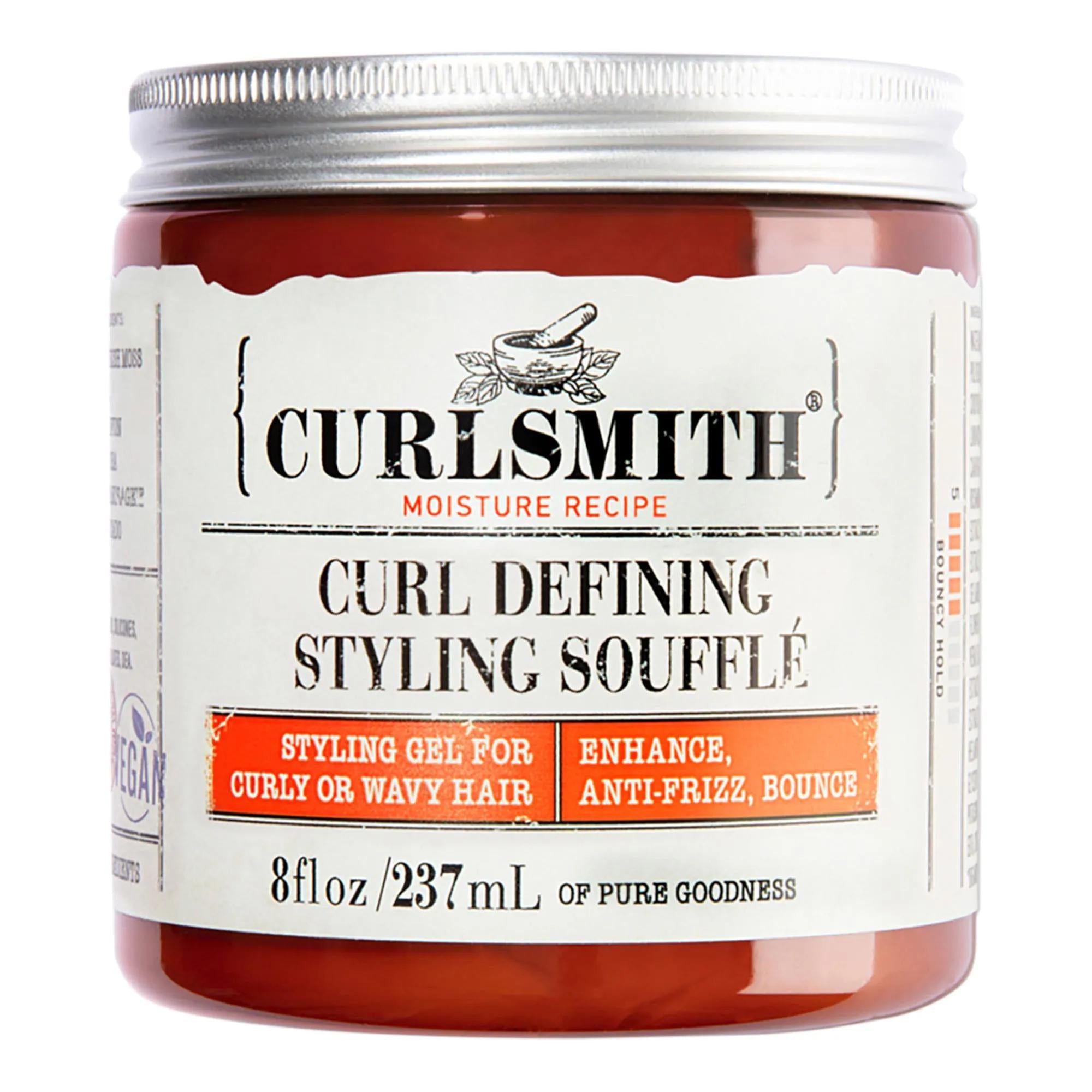 DevaCurl Curl Defining Styling Hair Souffle Gel - Vegan, Gluten-Free, Sulfate-Free Curl Enhancer with Irish Moss & Babassu Oil