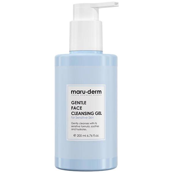 Maruderm Gentle Facial Cleansing Gel for Sensitive Skin - Fragrance-Free, Natural Ingredients, 6.76 fl oz