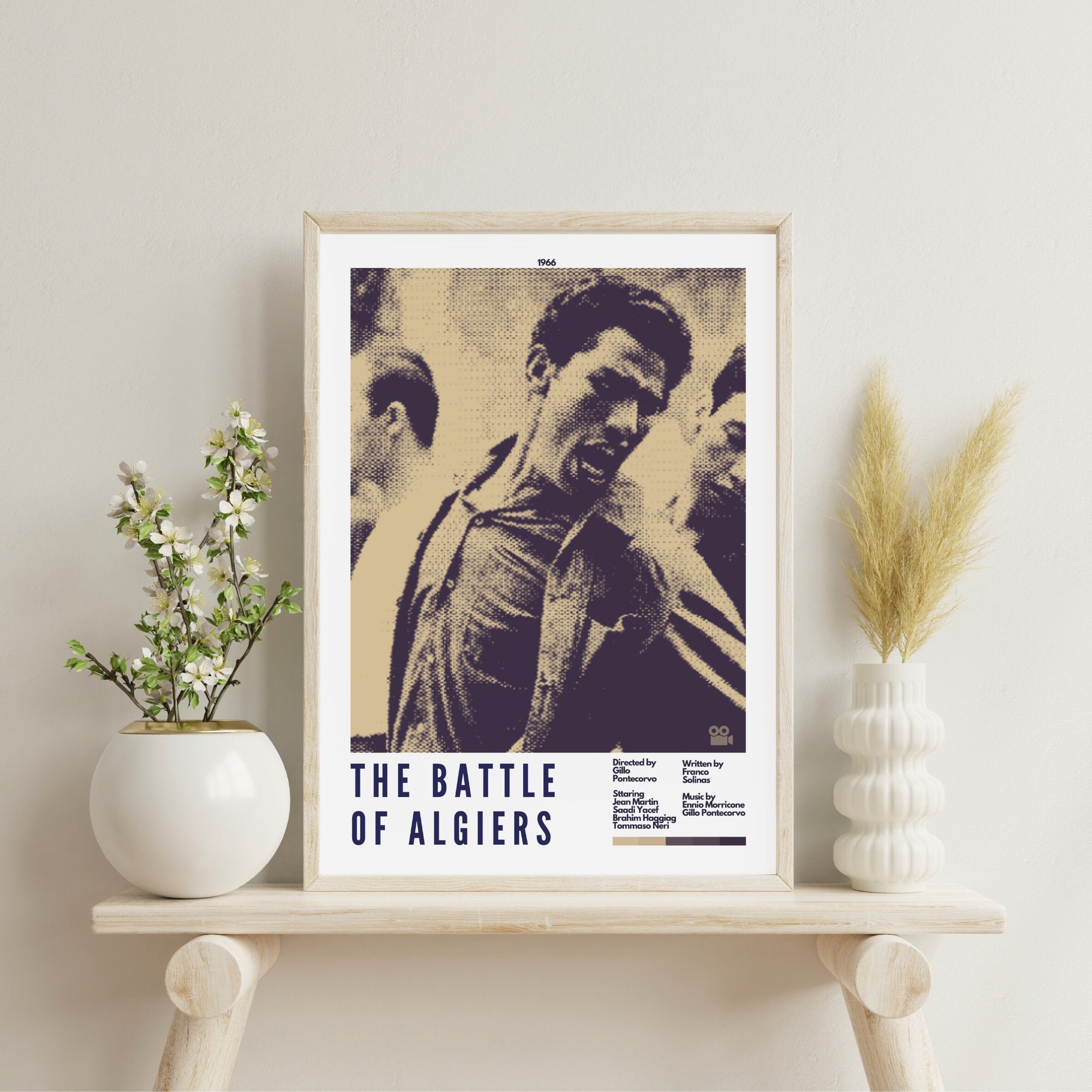 Impression Film La bataille d'Alger | Poster Film La bataille d'Alger