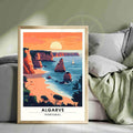 Affiche Algarve | Impression Algarve, Portugal - Au coucher de soleil