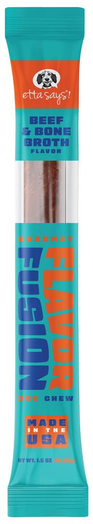 Etta Says Fusion Chew Beef and Bone Broth Dog Treat (2oz)