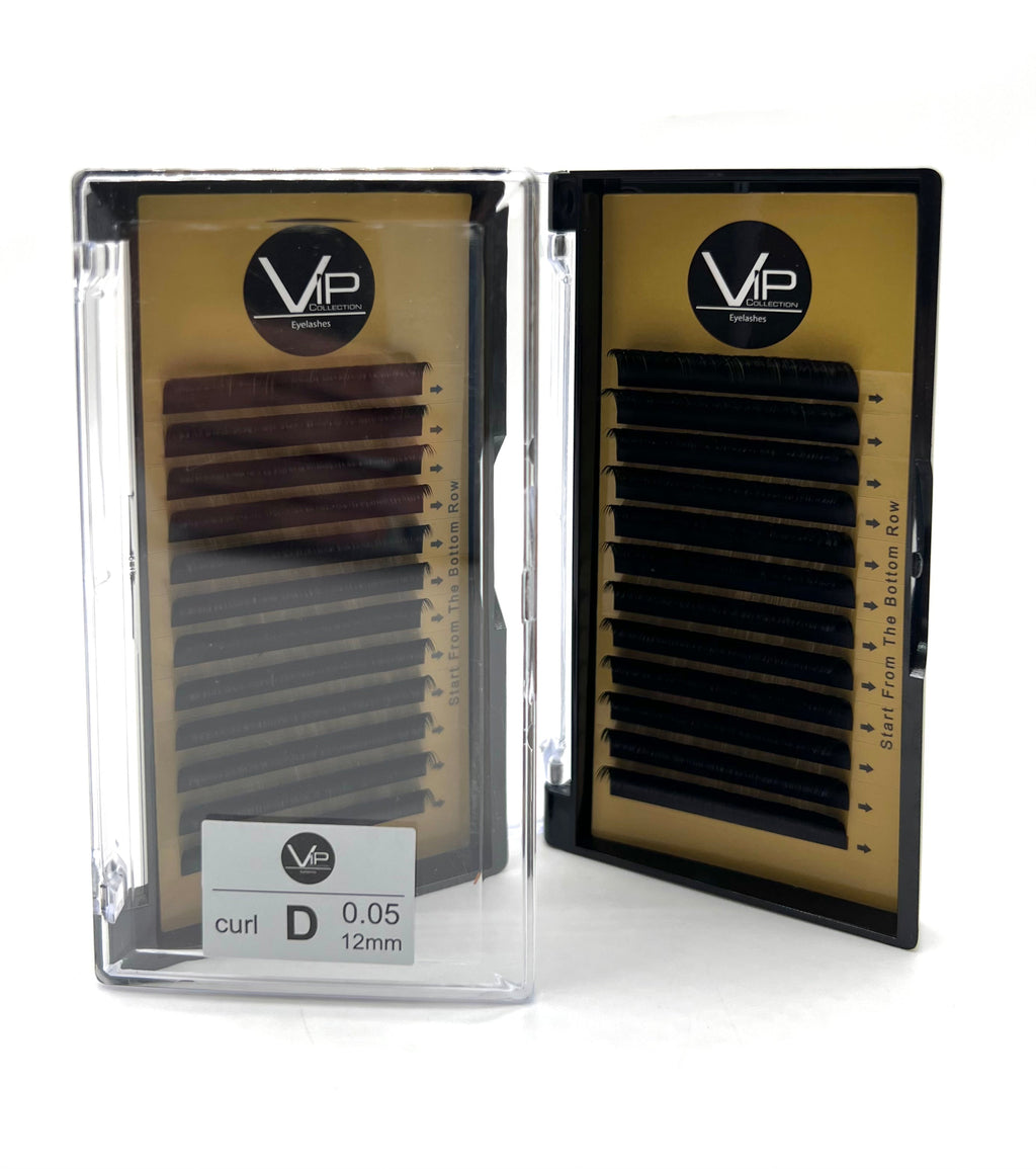 VIP Faux Mink Lash Extension 12 Lines D Curl 0.05 mm