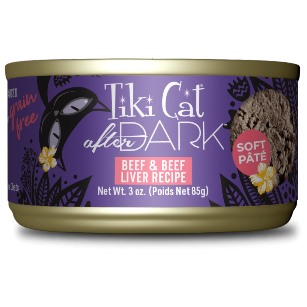 Tikicat Adult After Dark Beef and Beef Liver Soft Pate (3oz)