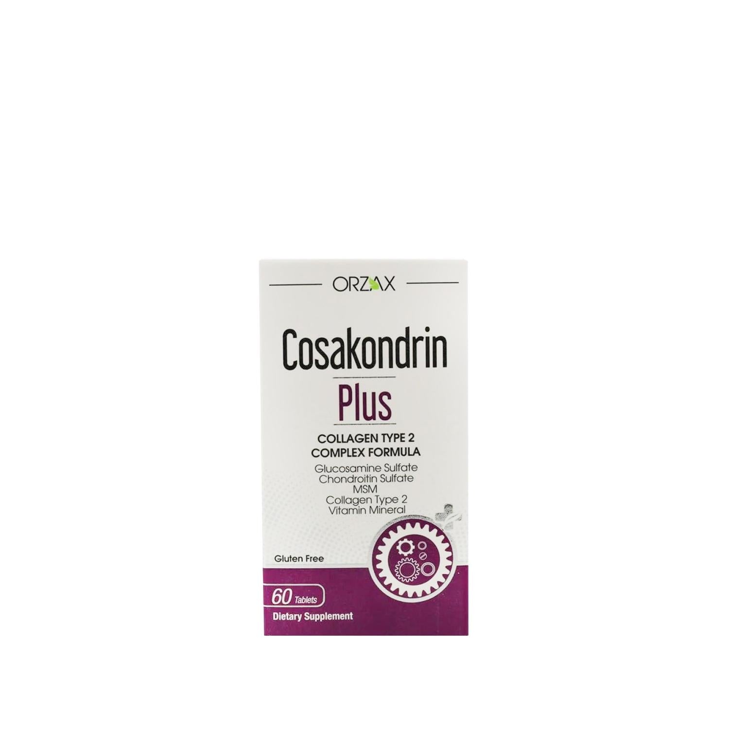 Orzax Cosakondrin Plus Dietary Supplement - 60 Tablets for Enhanced Nutritional Support